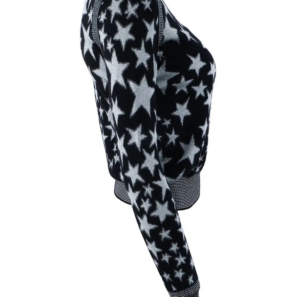 Marc Jacobs Mickey Mouse Black and Sliver Stars Pullover - Picture 3 of 10